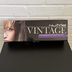 NuMe Vintage Professional Styling Iron in Purple, NIB
